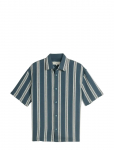 Tom Tailor - Loose Heavy Structured Striped Shir - L&uuml;hikeste varrukatega s&auml;rgid - L