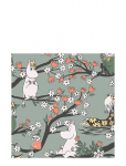 Moomin By Havi - Moomin Napkin Moomin Falls In Love - Pabersalvr&auml;tikud - 33X33CM