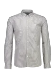 Lindbergh - Soft Touch Stripe Shirt L/S - Triibulised s&auml;rgid - S