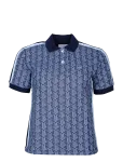 Lacoste - Monogram Jacquard Polo Shirt - L&uuml;hikeste varrukatega - 38