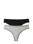 Calvin Klein - Thong 2Pk - Stringid - L