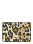 Ganni - Bou Print Card Holder - Kaarditaskud - ONE SIZE