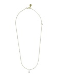 SN&Ouml; Of Sweden - Trinity Drop Neck 40-45 G/Clear - Onesize - &Otilde;rnad kaelakeed - ONE SIZE
