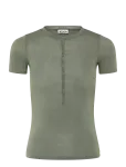 Weekday - Henley Short-Sleeved Top - L&uuml;hikeste varrukatega - XXL