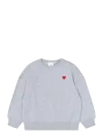 The New - Tnvolina Os Melange Sweatshirt - Dressipluusid - 110/116