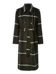 YAS - Yascheckly Long Coat - Talvemantlid - 40