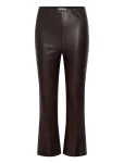 Soaked - Slkaylee Pu Kickflare Pants - Nahksed retuusid-p&uuml;ksid - L