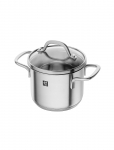 Zwilling - H&oslash;j Gryde Med Glasl&aring;g - Kastrulid - 1 L