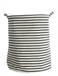 House Doctor - Vasket&oslash;jspose, Hdstripes, Sort - Pesukorvid - H50CM