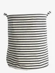 House Doctor - Laundry Bag, Hdstripes, Black - Pesukorvid - H50CM