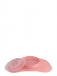 Twistshake - Twistshake Click Mat + Plate 6+M Pastel Pink - Taldrikud - ONE SIZE