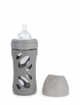 Twistshake - Twistshake Anti-Colic Glass Bottle 260Ml Pastel Grey - Lutipudelid - 260ML