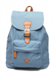 Smallstuff - Baggy Back Pack, Cloudy With Leather Star - Seljakotid - 29X 25X 9CM
