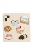Kid's Concept - Puzzle Swedish Fika Bistro - Nupupusled - L 22X W 22X H 1.7CM