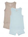 Copenhagen Colors - Rib Jersey 2Pack Tank-Top & Boxershorts - Aluspesukomplektid - 98
