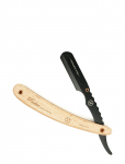 Parker - Parker Srpba - Light Wood Handle Clip Type Black Blade Holder Barber/Straight Razor - Pardlid - ONE SIZE