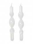 Broste Copenhagen - Twist Taper Candle - Sammask&uuml;&uuml;nlad - H:23CM