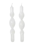 Broste Copenhagen - Twist Taper Candle - Sammask&uuml;&uuml;nlad - H:23CM