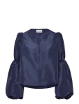 Malina - Zoey Double Pouf Sleeve Blouse - Pikkade varrukatega - S