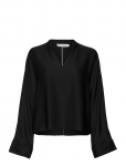 Ahlvar Gallery - Nina V-Neck Silk Blouse - Pikkade varrukatega - S