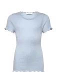 Rosemunde Kids - Rkbalta Modal Ss Lace T-Shirt - L&uuml;hikeste varrukatega - 152
