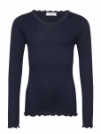 Rosemunde Kids - Rkbalta Modal Ls Lace T-Shirt - Pikkade varrukatega T-s&auml;rgid - 152