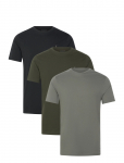 AllSaints - Brace Ss Crew 3 Pk - L&uuml;hikeste varrukatega - S