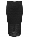 ONLY Carmakoma - Carrosil Calf Lace Slit Skirt Jrs - P&otilde;lveni ja midiseelikud - 54