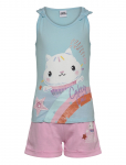 Gabby's Dollhouse - T Shirt + Short - Komplektid l&uuml;hikeste varrukatega T-s&auml;rgiga - 128