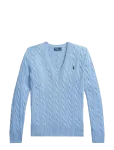 Polo Ralph Lauren - Cable-Knit Wool-Cashmere V-Neck Sweater - Džemprid - XS