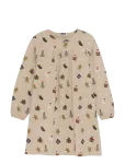 Minymo - Nightdress Ls Aop - &Ouml;&ouml;s&auml;rgid - 110