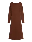 Tommy Hilfiger - 5X2 Rib Flare Midi Dress Ls - P&otilde;lveni ja midi - M