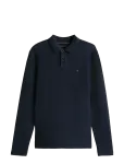 Tommy Hilfiger - Ls Herringbone Reg Polo - Pikkade varrukatega - XXXL