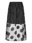STINE GOYA - Dotted Organza, Elasticated Waistband Midi Skirt - P&otilde;lveni ja midiseelikud - XL