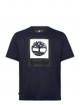 Timberland - Stack Logo Colored Short Sleeve Tee Dark Sapphire - L&uuml;hikeste varrukatega - XL