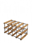 The Swedish Wine Rack Factory - 12 Bottle Self Assembly Kit Light Wood - Riiulid - ONE SIZE
