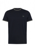 Fred Perry - Twin Tipped T-Shirt - L&uuml;hikeste varrukatega - S
