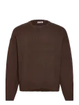 Weekday - Boxy Knitted Cotton Sweater - &Uuml;mara kaelusega - XS