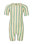 Vanilla Copenhagen - Baby Swim Bodysuit - Fern - Striped - Ujumisriided - 3-6M