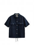 Anerkjendt - Akotto Seersucker Ss Overshirt - L&uuml;hikeste varrukatega s&auml;rgid - XXL
