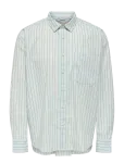 ONLY & SONS - Onsbarry Rlx Popplin Stripe Ls Cf - Triibulised s&auml;rgid - M