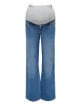 Only Maternity - Olmsnow Hw Wide Dnm Jeans Pim Box Noos - Laiad - L x 32