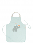 Done By Deer - Waterproof Kids Apron Celebration Blue - P&otilde;lled - 48X 38CM