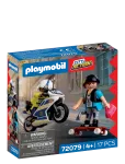 PLAYMOBIL - Motorcykeljagt - Playmobil City Action - ONE SIZE
