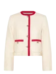 Lauren Ralph Lauren - Two-Tone Linen-Blend Twill Blazer - Kerged suvejakid - 42