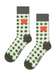 Happy Socks - Gingham Orange Sock - Tavalised sokid - 36-40