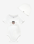 Gant Kids - Ss Bodysuit And Hat Set - Komplektid bodiga - 98