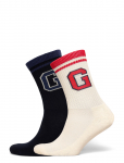 Gant Kids - 2 Pack Tipped G Sports Sock - Sokid - ONE SIZE