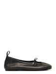 ALOHAS - Rosalind Vintage Effect Brown Leather Ballet Flats - Baleriinad - 37
