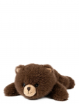 Teddykompaniet - Liggande Bj&ouml;rn, Brun - Kaisukarud - 28 CM